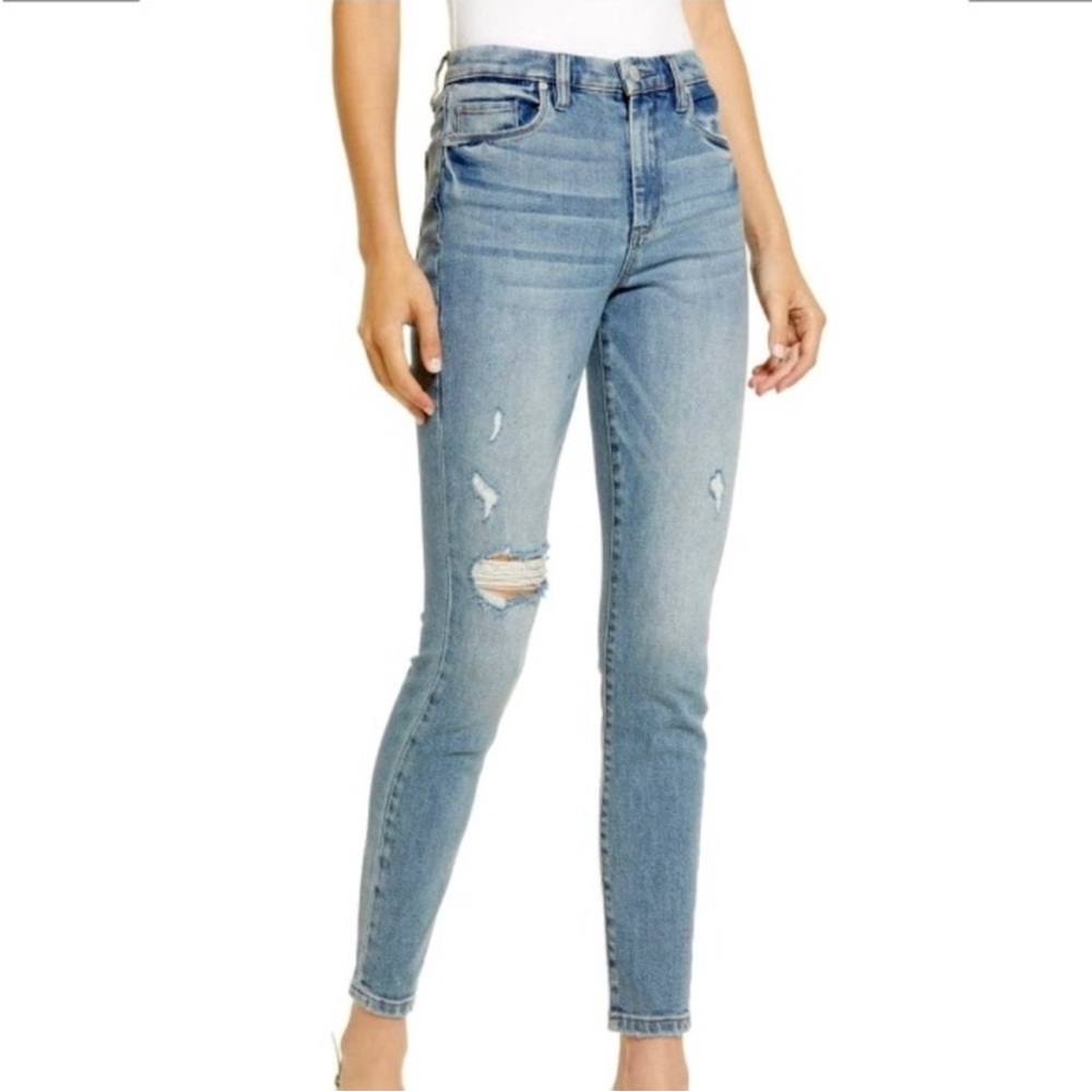 BlankNYC Jeans Light Wash The Great Jones High Rise Skinny Denim Sz 26 EUC